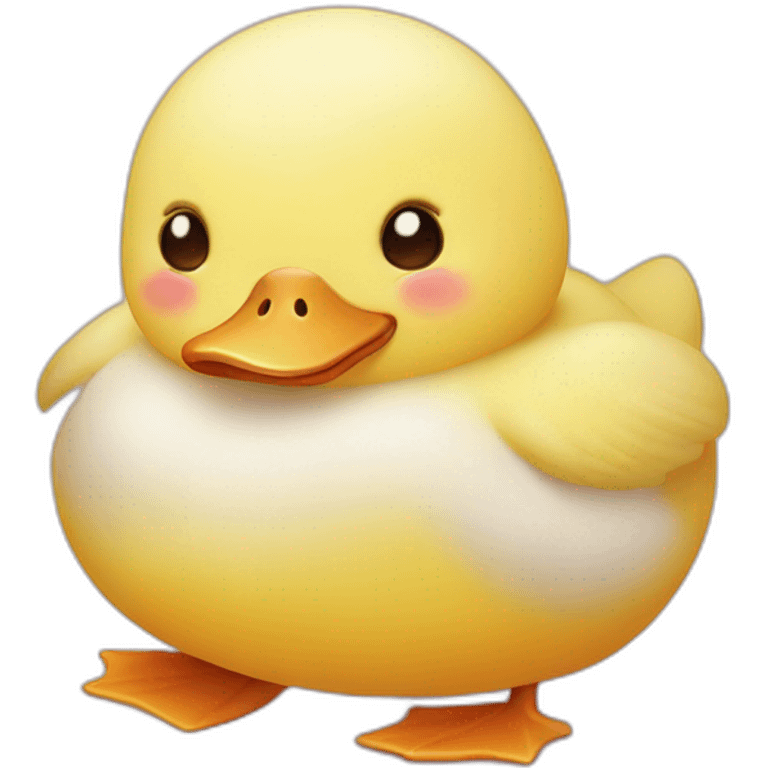 Cute little chubby Duck emoji