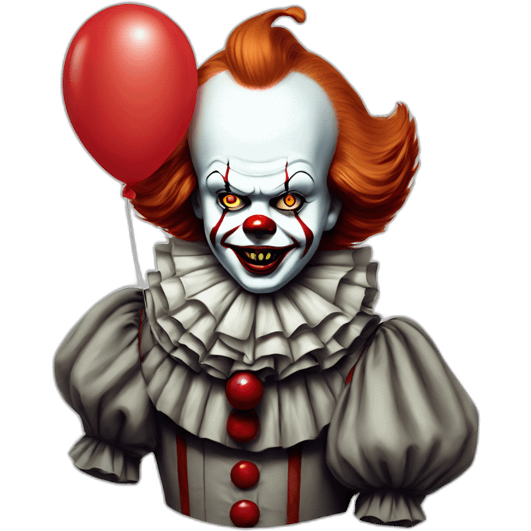 pennywise with balloon emoji