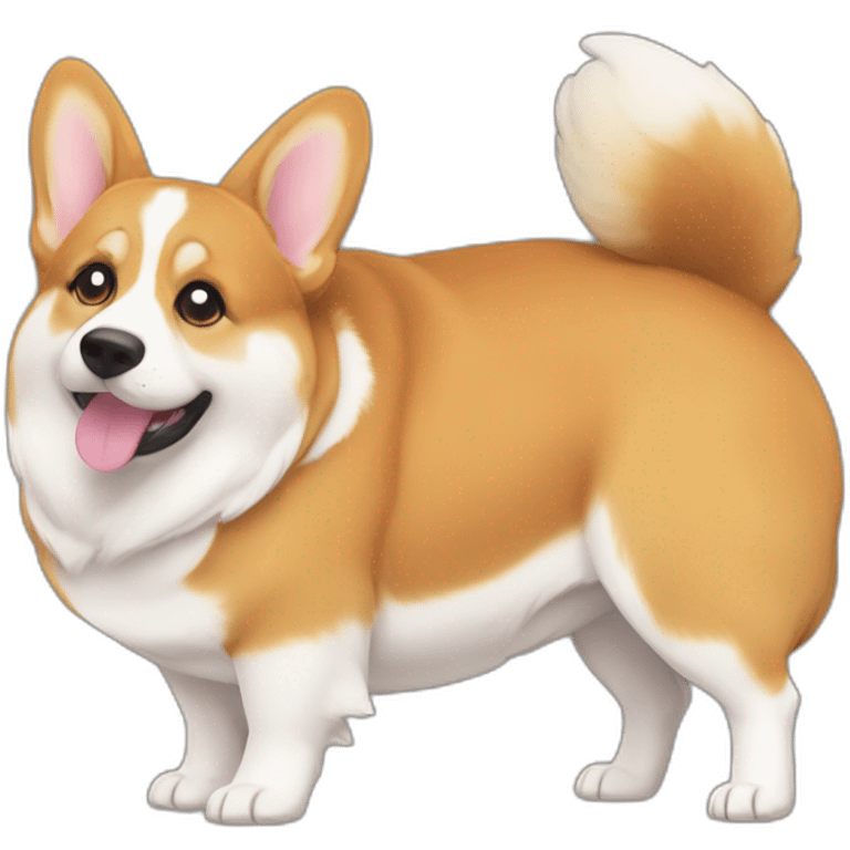 Thicc-corgi-butt-rear-view emoji