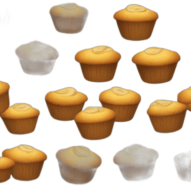 banana muffins emoji