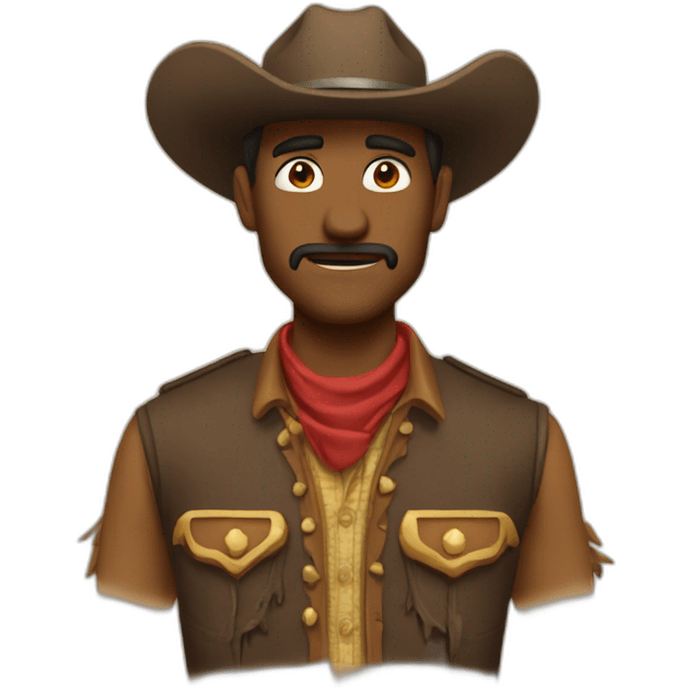 farwest cowboy look emoji