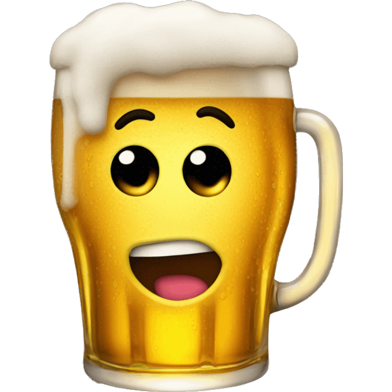 Beer with a Beer emoji