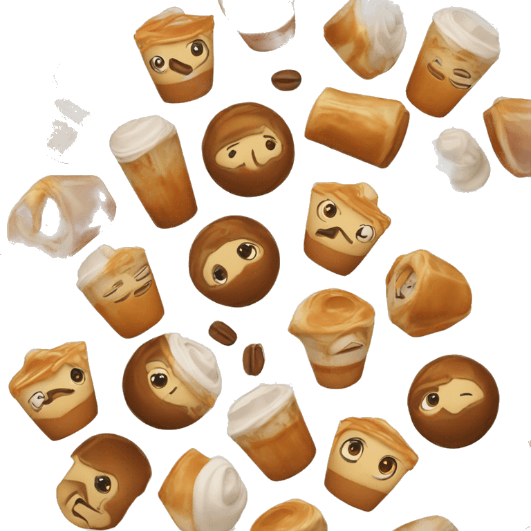 caramel macchiato  emoji