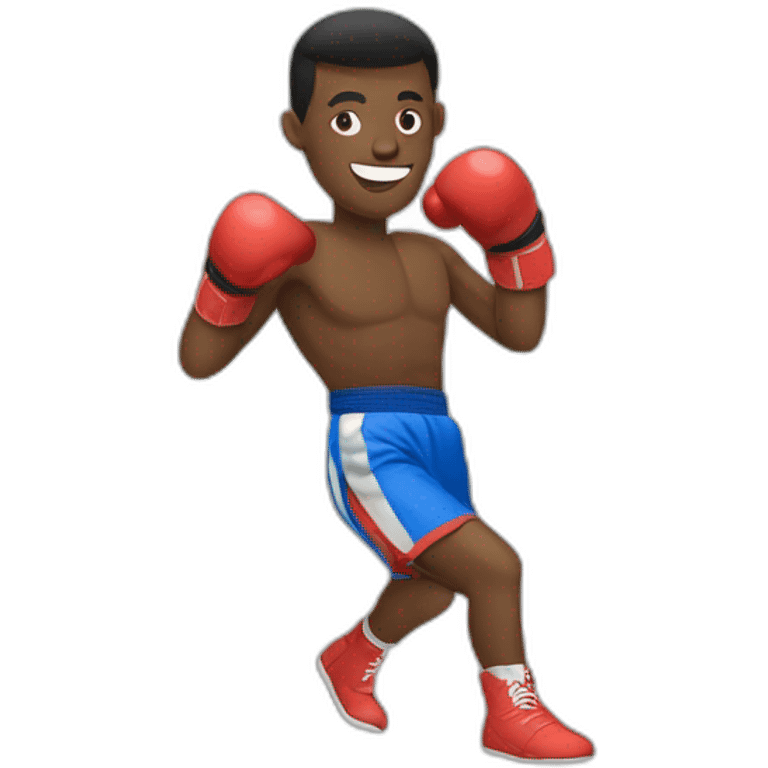 Ivre kick boxing emoji