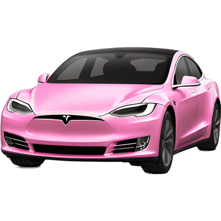 Pink Tesla  emoji