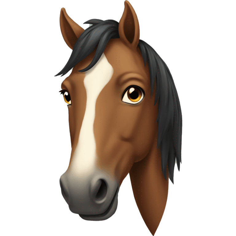 Horse with head  emoji