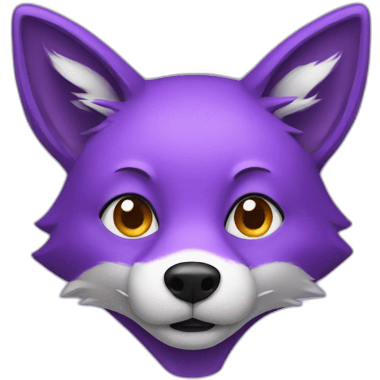 purple fox emoji