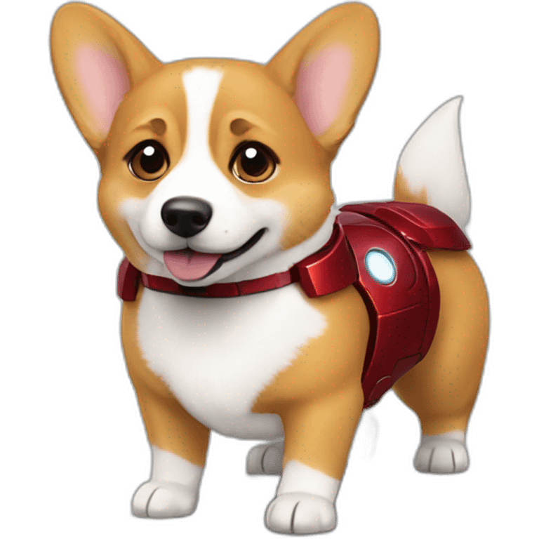 Corgi ironman marvel emoji