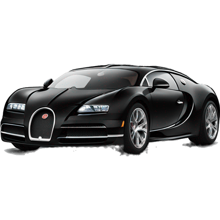 black Bugatti  emoji