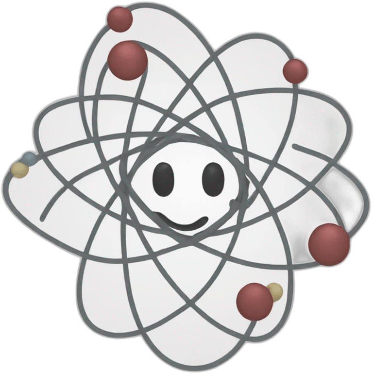 atom continuous line simple emoji