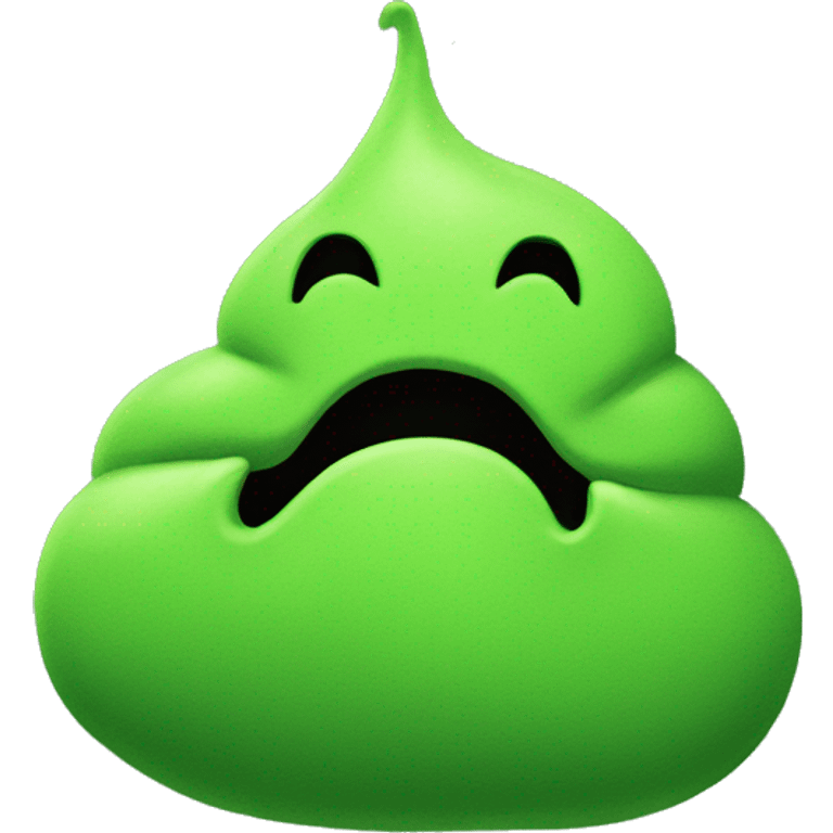 Green poop emoji