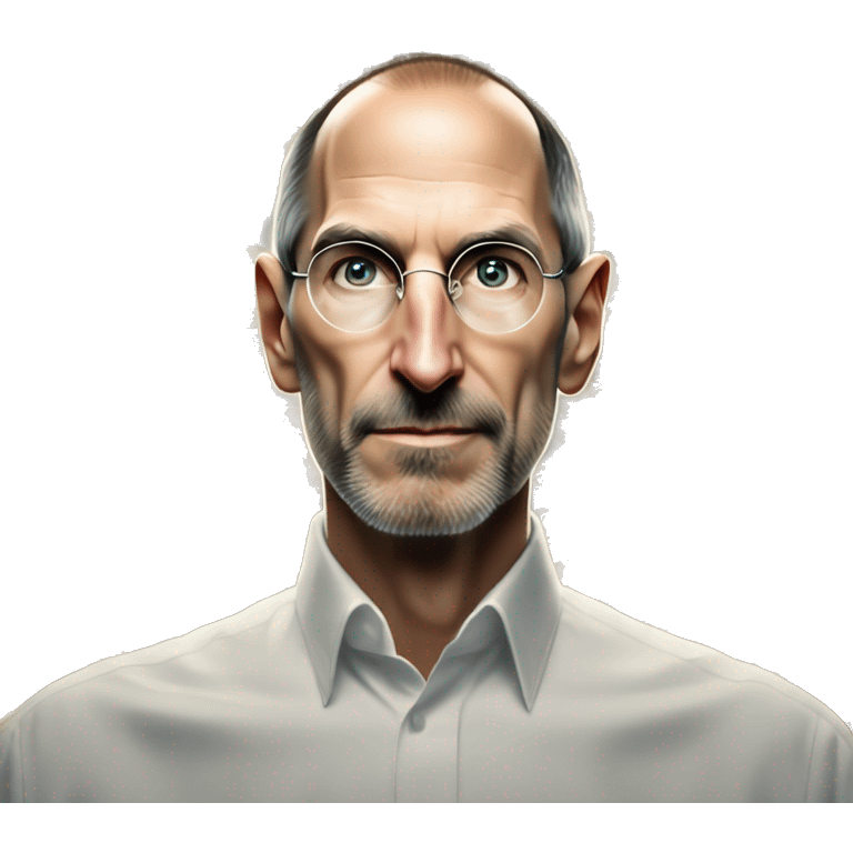 Warcraft elf award winning Steve Jobs in Apple ad style, oil paint, mysterious eyes, intricate lips, masterpiece pose, odd perspective, beautiful, desirable, logical, midsommar, ikea emoji