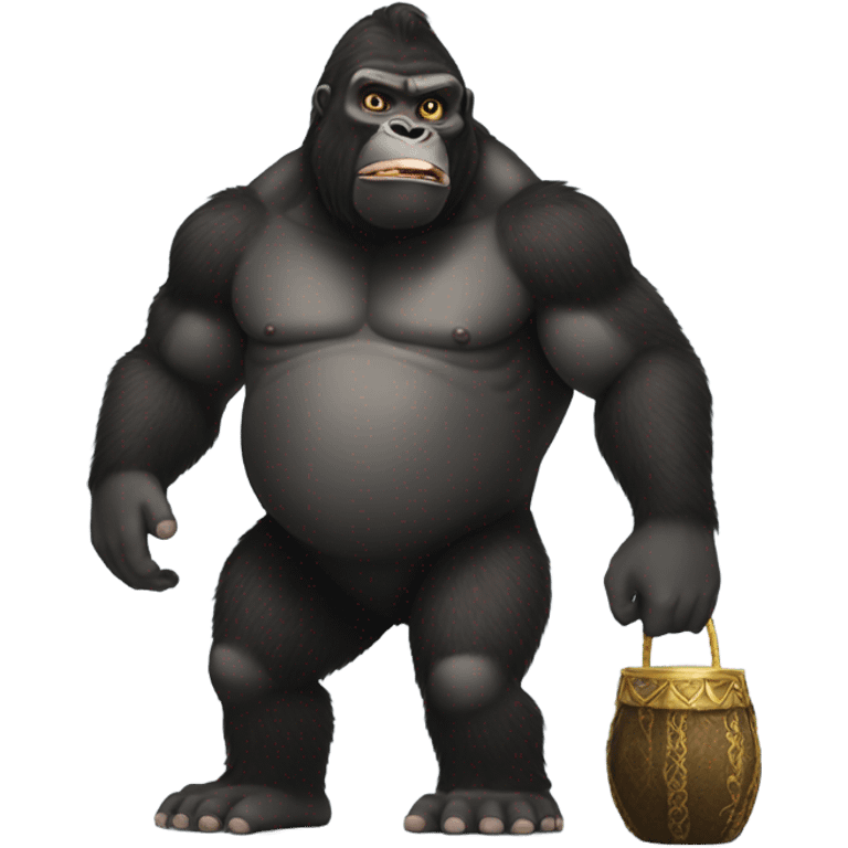 pregnant king kong emoji