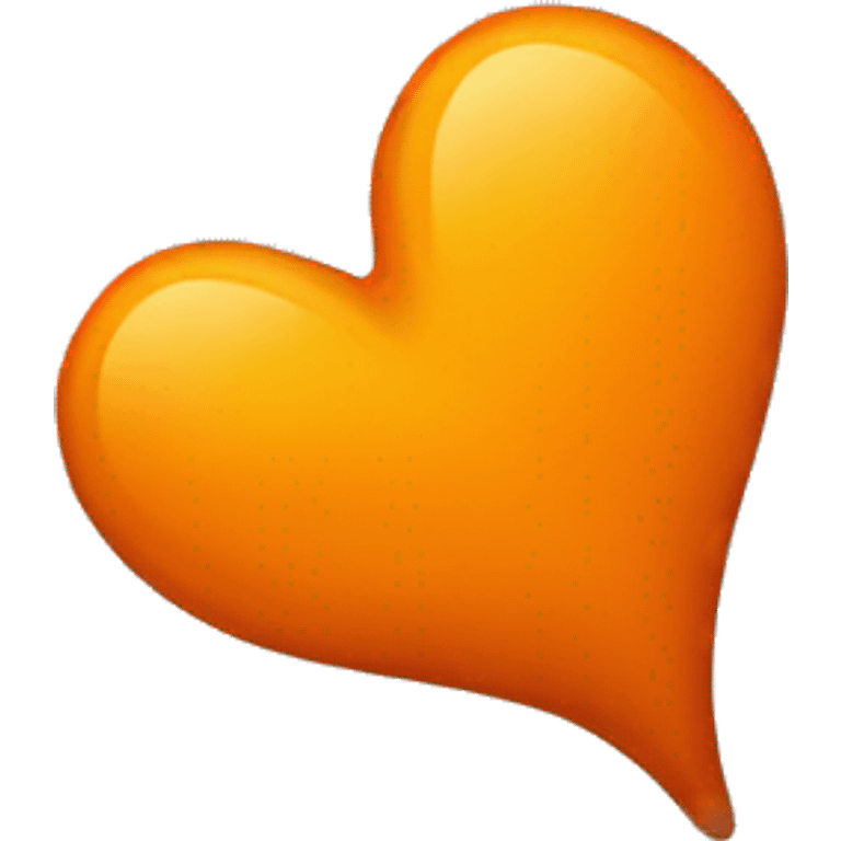 orange heart emoji tilted emoji