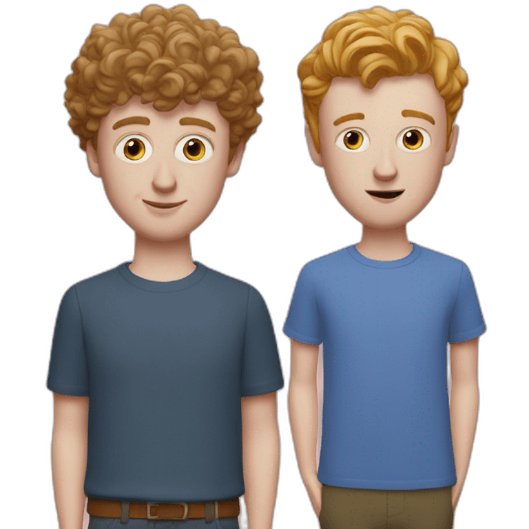 James acaster and ed gamble emoji