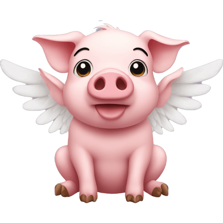 Pig with wings  emoji