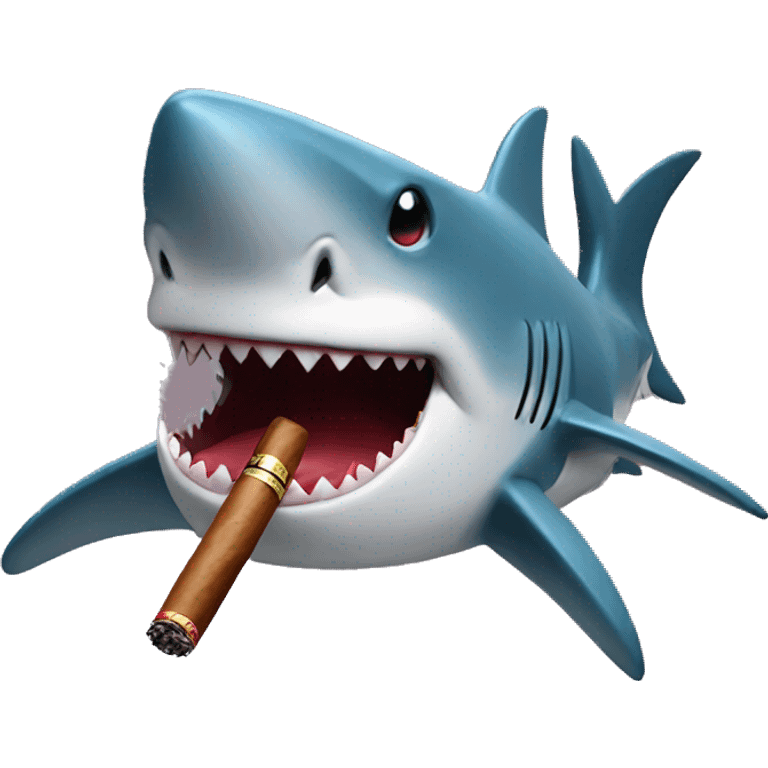 shark with cigar emoji