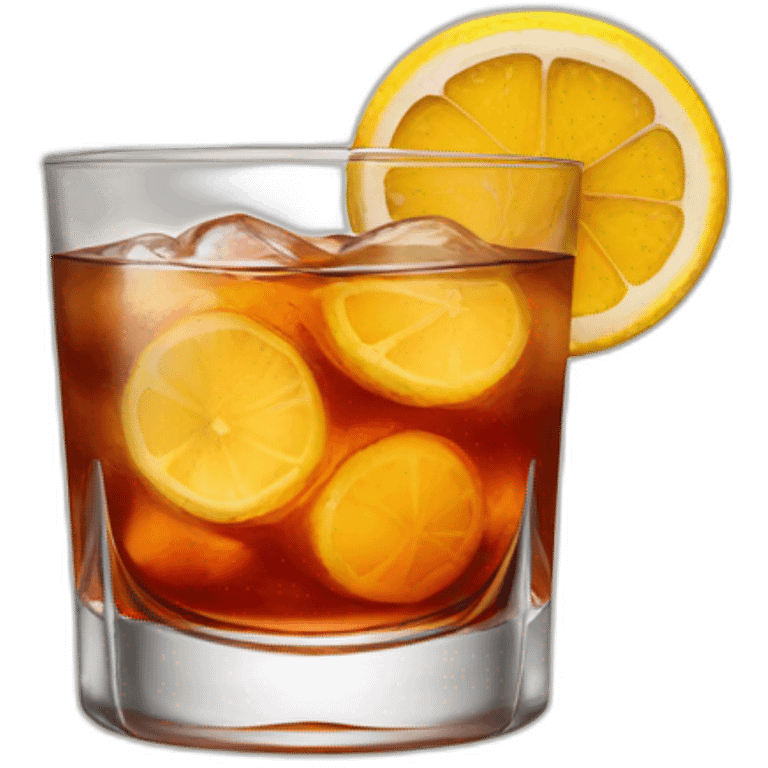 old fashioned cocktail emoji