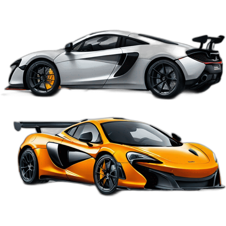 McLaren 650s GT3 and 720s GT3 emoji