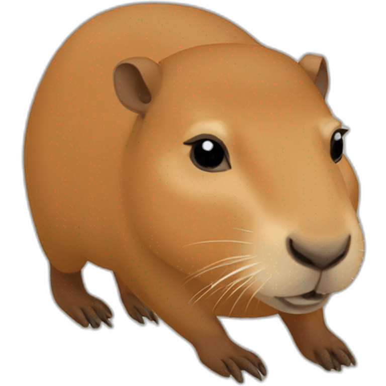 Capybara alchool emoji