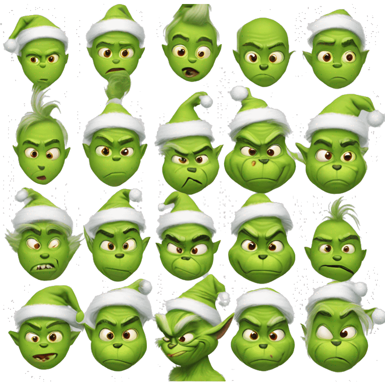 The grinch emoji