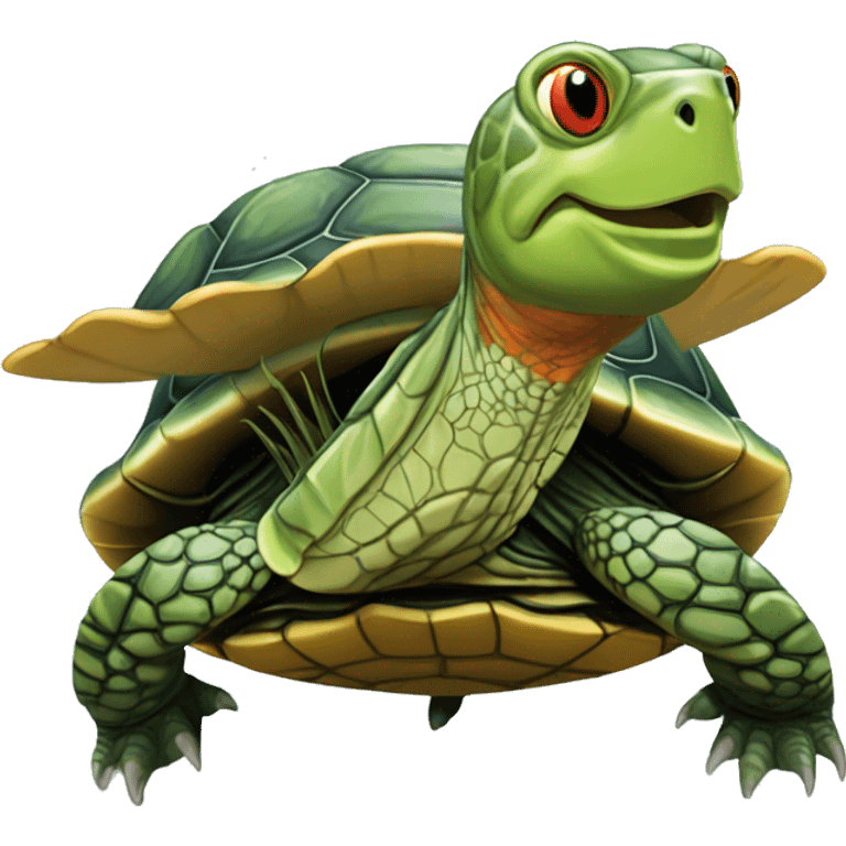 Red-Eared Slider turtle terrapin emoji