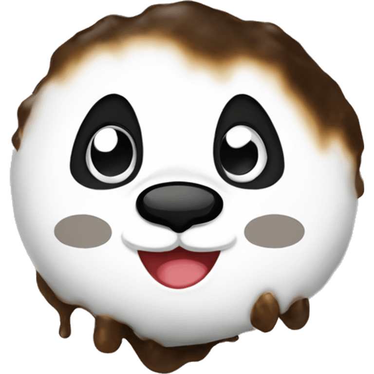 Panda poop emoji