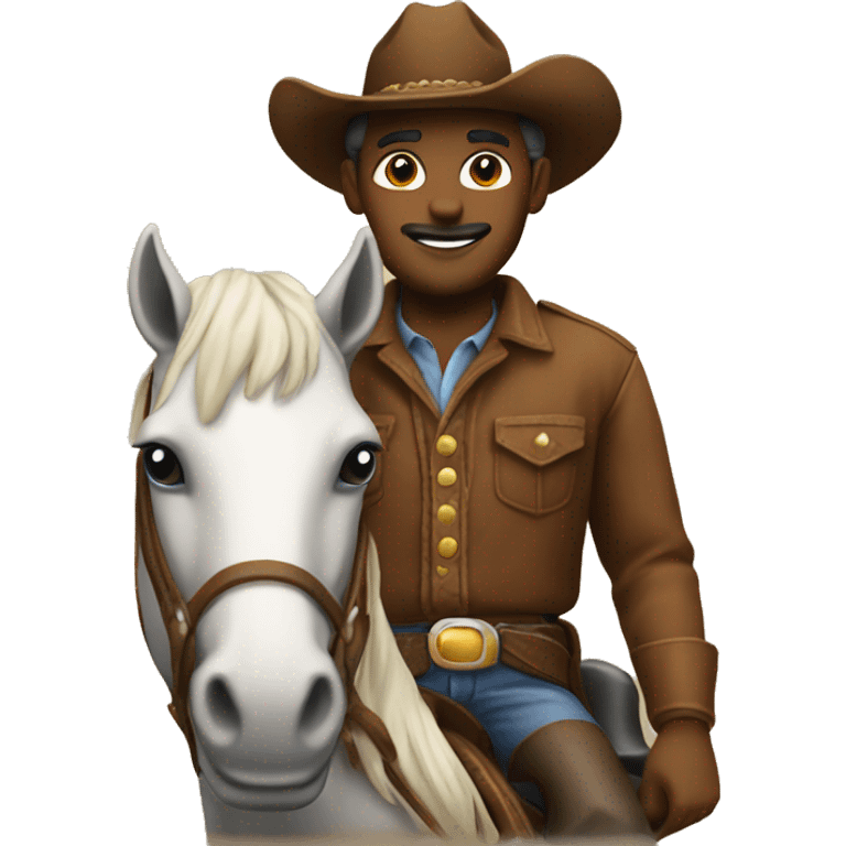 cowboy on a horse emoji