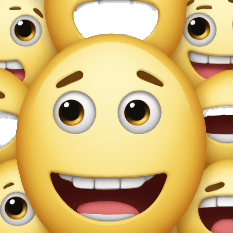 emoji with mouths for eyes emoji