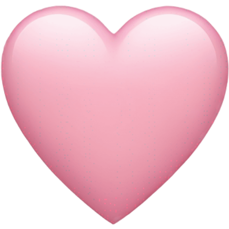 Light pink heart emoji