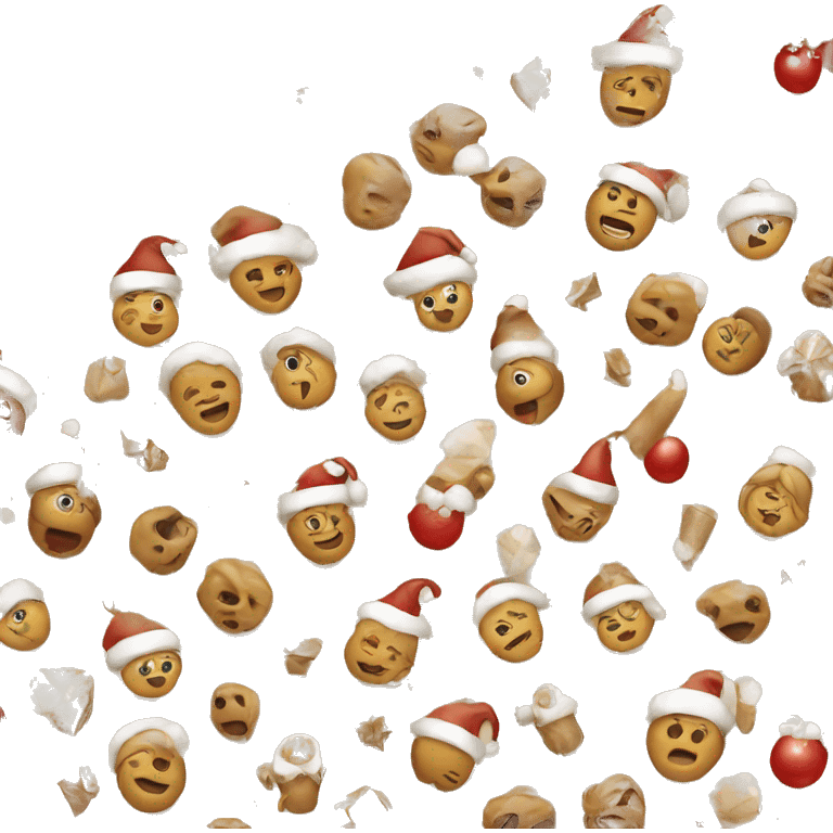 Beige Christmas emoji