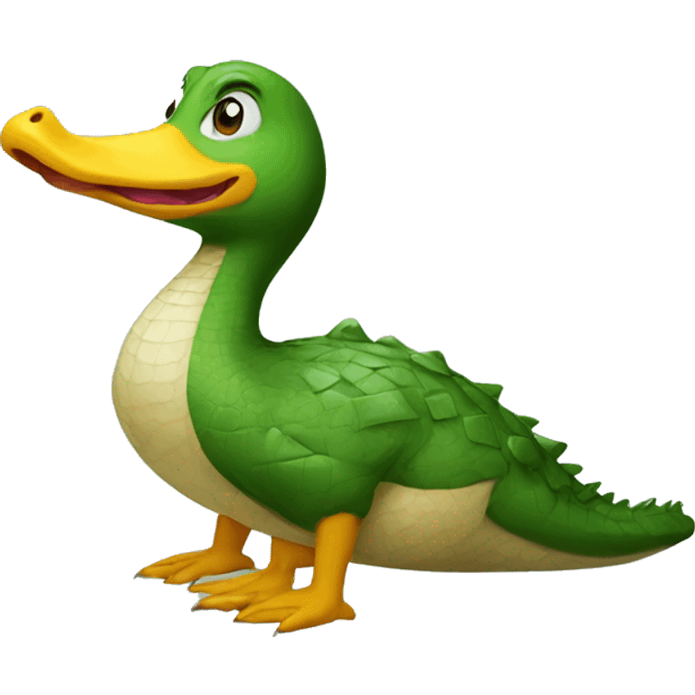 crocodile duck emoji