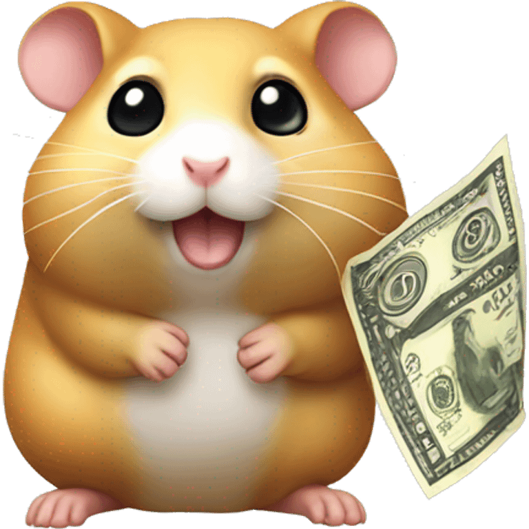 hamster money  emoji