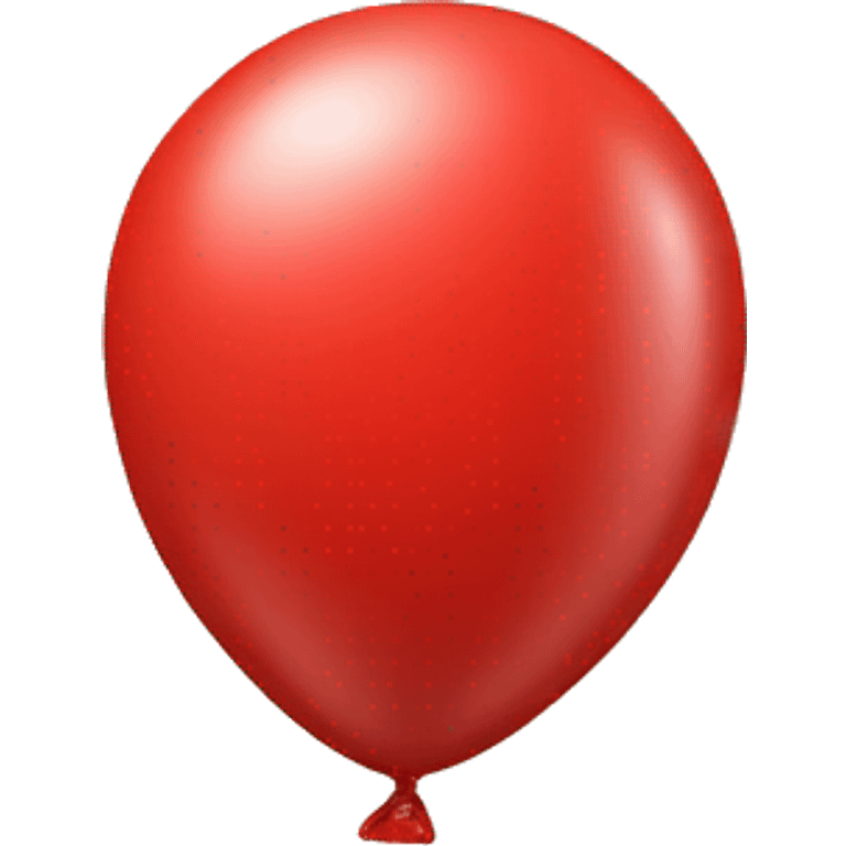 Popping red balloon with thumb tack emoji