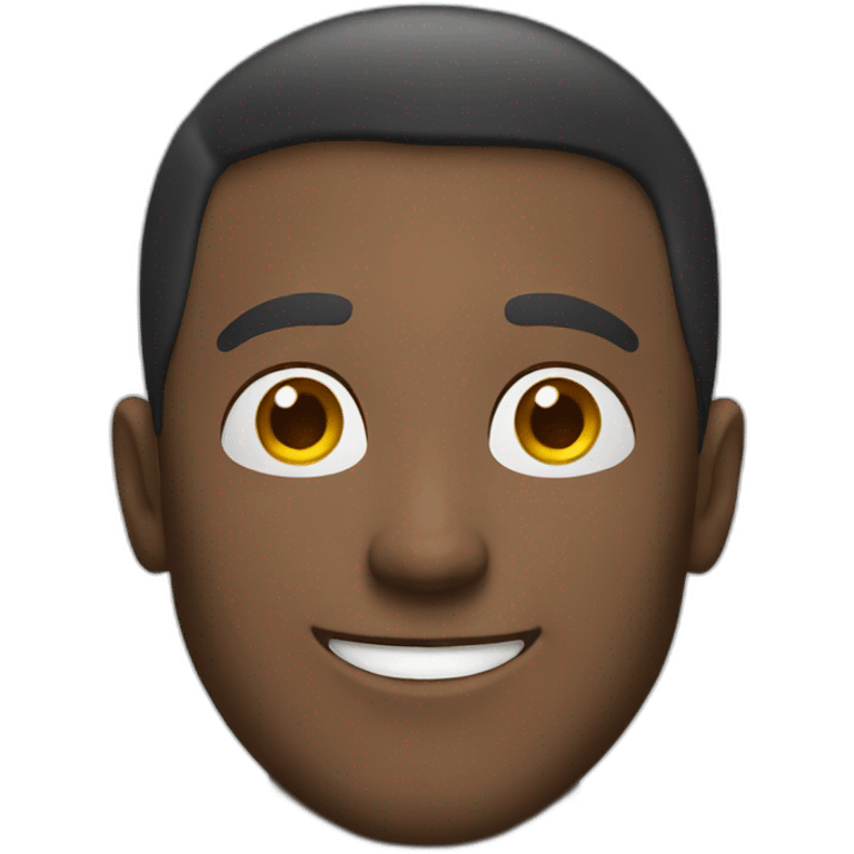 happy man head emoji