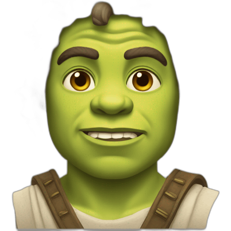 shrek as a greek god emoji