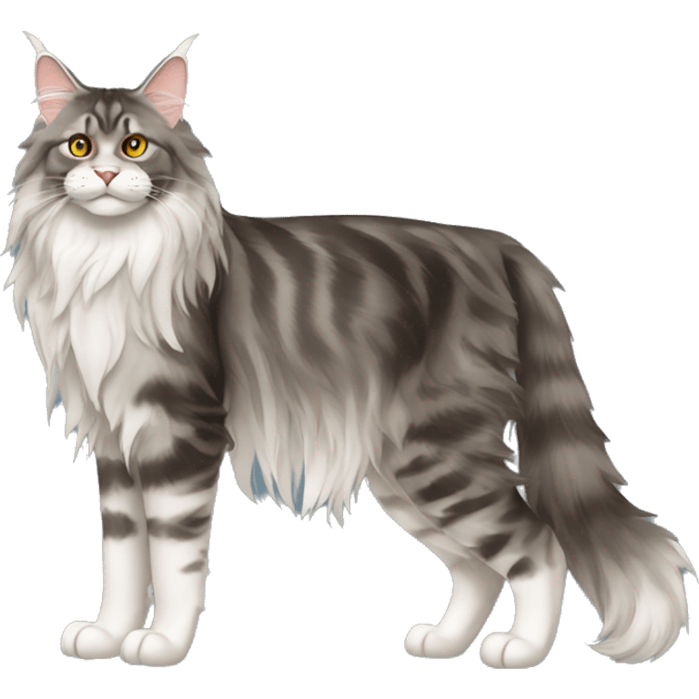 Maine Coon Cat Breed Full Body emoji