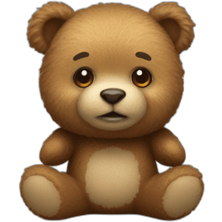 Miniature teddybear emoji