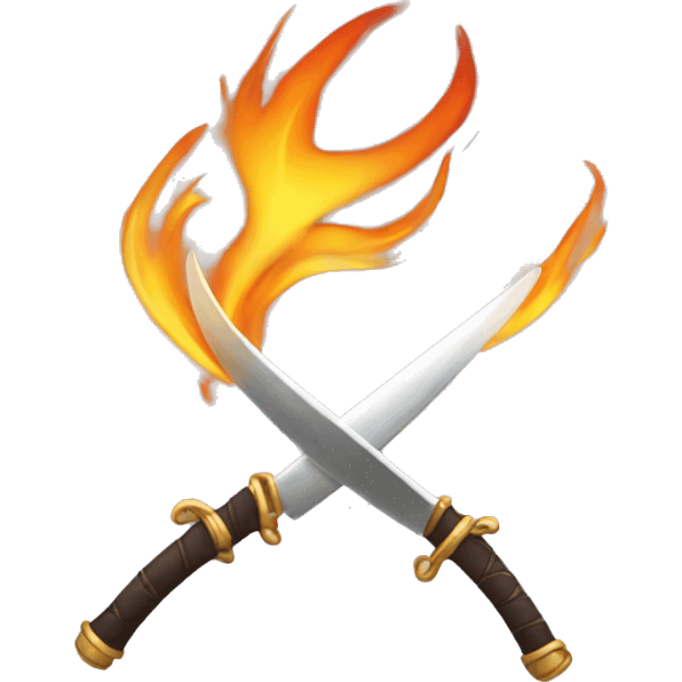 Épée de feu emoji