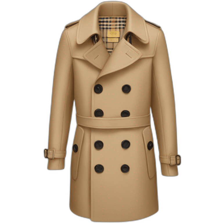 Burberry coat emoji