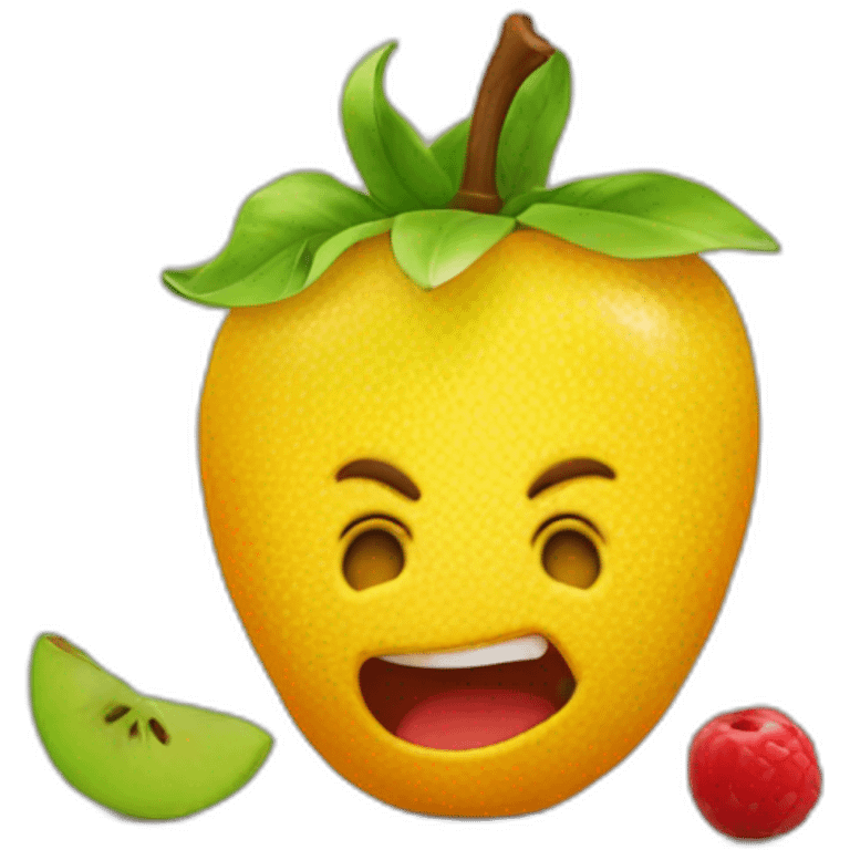 fruit du démon gum gum one piecr emoji