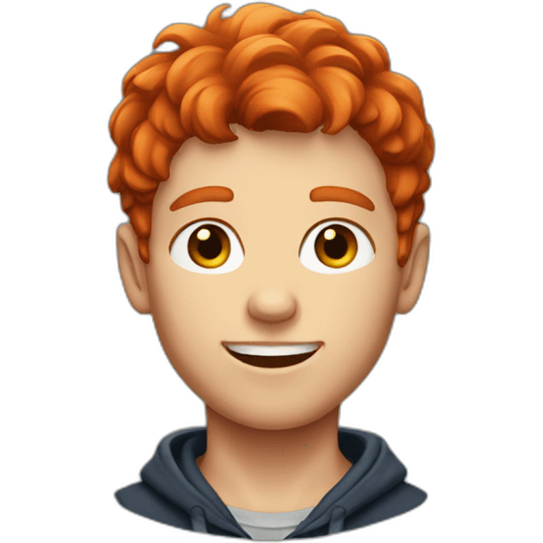 red hair boy emoji