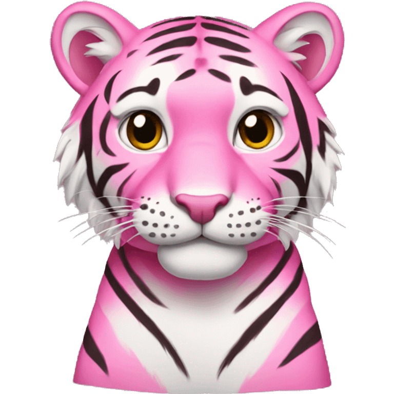 pink tiger  emoji