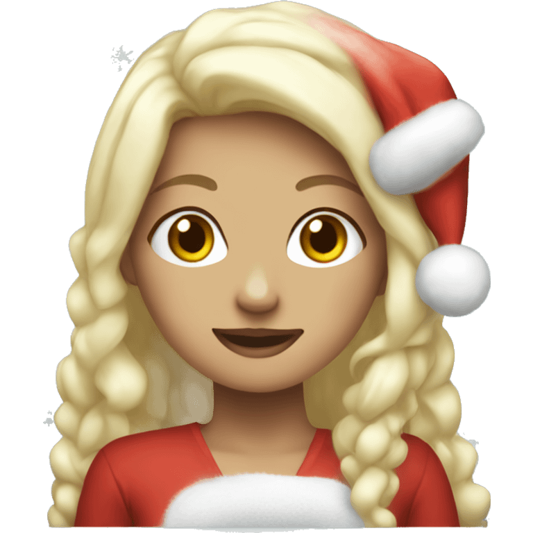 Vanilla girl Christmas  emoji