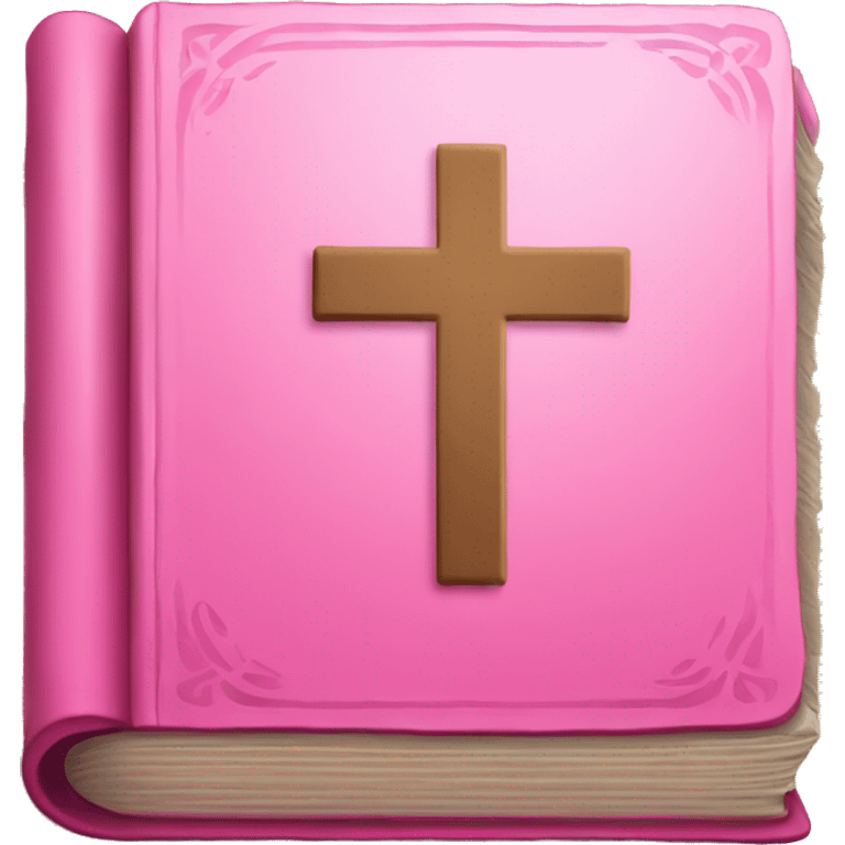 Pink Bible  emoji