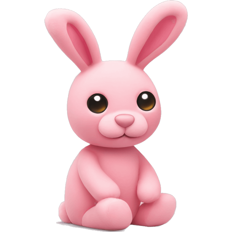 pink bunny jellycat inspired emoji