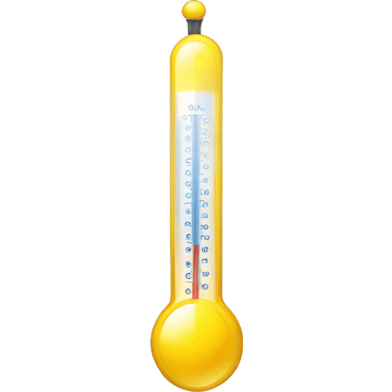 yellow thermometer emoji