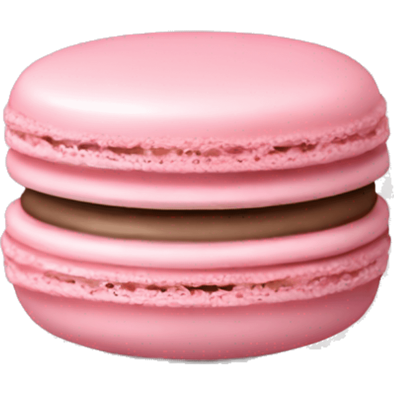 Light pink macaron emoji