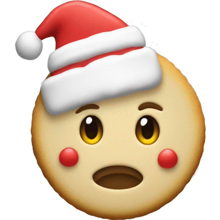 Christmas sugar cookie emoji