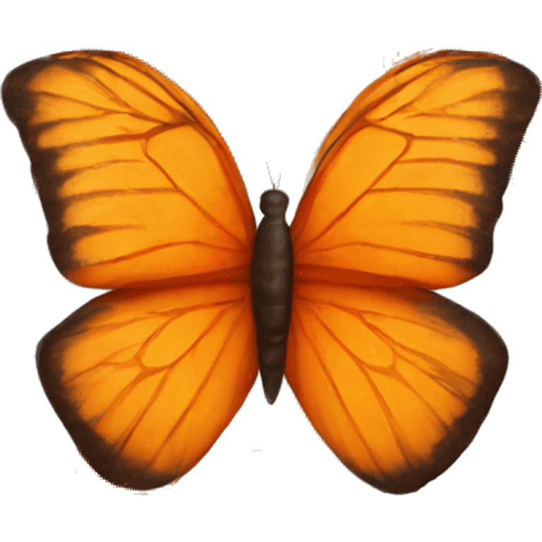 Orange Butterfly emoji